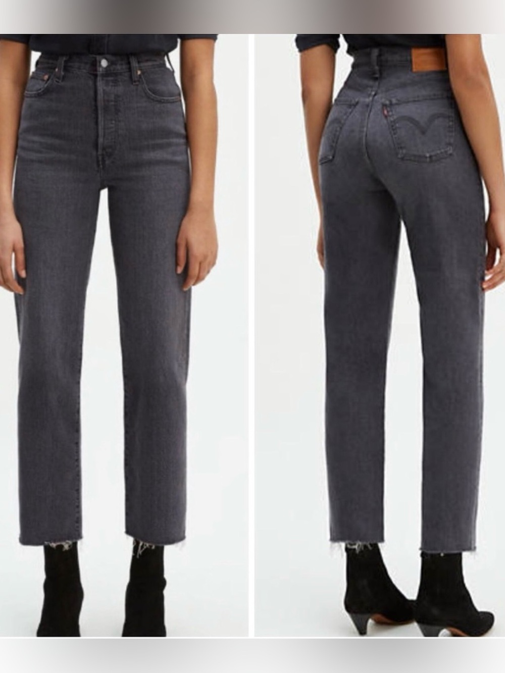 LEVI’S Ribcage Straight Ankle Jeans - Picture 2 of 16